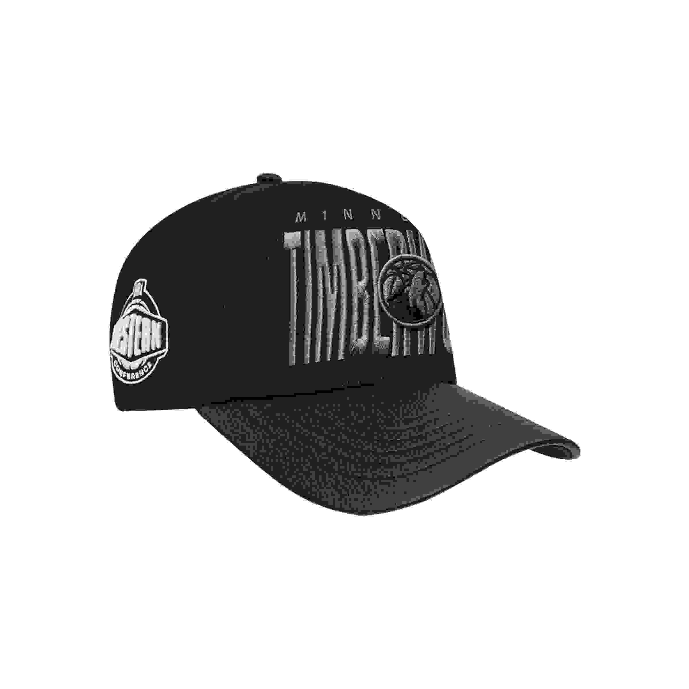 Pro Standard Minnesota Timberwolves Shadow Drop Black Snapback Hat
